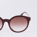 BURBERRY Sunglasses Plastic 2 Set Red Silver Gold Auth BA15437-5