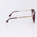 BURBERRY Sunglasses Plastic 2 Set Red Silver Gold Auth BA15437-6