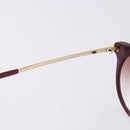 BURBERRY Sunglasses Plastic 2 Set Red Silver Gold Auth BA15437-9