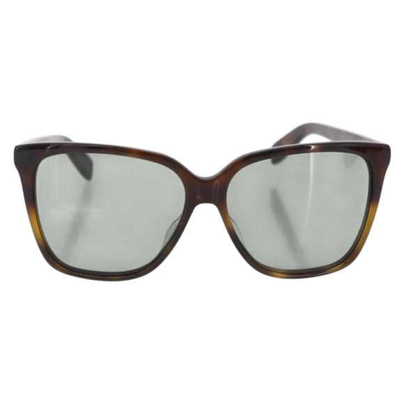 SAINT LAURENT Sunglasses Plastic 2 Set Brown Black Auth BA15438