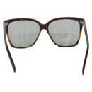 SAINT LAURENT Sunglasses Plastic 2 Set Brown Black Auth BA15438-3