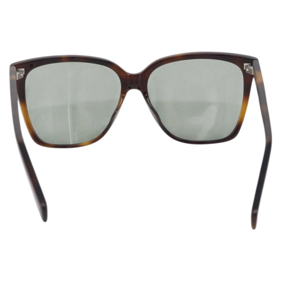 SAINT LAURENT Sunglasses Plastic 2 Set Brown Black Auth BA15438