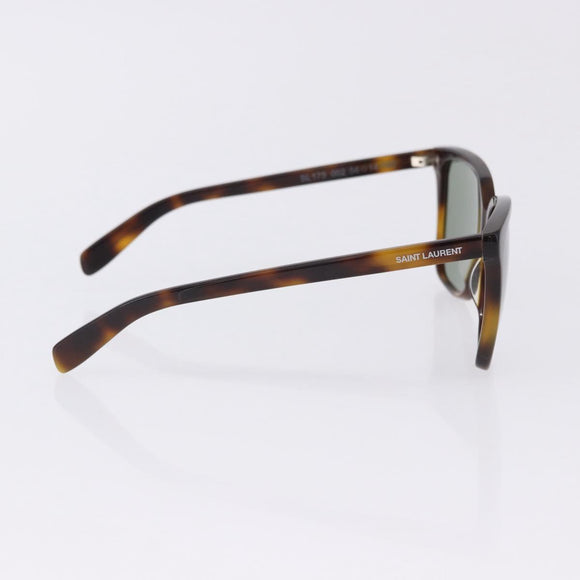 SAINT LAURENT Sunglasses Plastic 2 Set Brown Black Auth BA15438