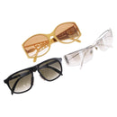 Christian Dior MIUMIU PRADA Sunglasses Plastic 3 Set Black Silver Auth BA15439-1