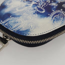 LOUIS VUITTON Monogram Bandana HIGH 5 Pouch White Blue M81410 LV Auth BA1543SM-19