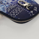 LOUIS VUITTON Monogram Bandana HIGH 5 Pouch White Blue M81410 LV Auth BA1543SM-20