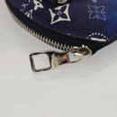 LOUIS VUITTON Monogram Bandana HIGH 5 Pouch White Blue M81410 LV Auth BA1543SM-8