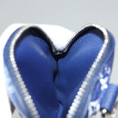 LOUIS VUITTON Monogram Bandana HIGH 5 Pouch White Blue M81410 LV Auth BA1543SM-23