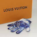 LOUIS VUITTON Monogram Bandana HIGH 5 Pouch White Blue M81410 LV Auth BA1543SM-12