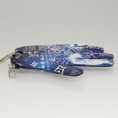 LOUIS VUITTON Monogram Bandana HIGH 5 Pouch White Blue M81410 LV Auth BA1543SM-3