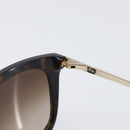 PRADA Sunglasses Plastic Black Gold Tone Auth BA15440-12