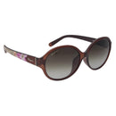 Salvatore Ferragamo Sunglasses Plastic Brown Gold Tone Auth BA15441V-1