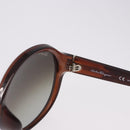 Salvatore Ferragamo Sunglasses Plastic Brown Gold Tone Auth BA15441V-10