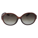 Salvatore Ferragamo Sunglasses Plastic Brown Gold Tone Auth BA15441V-2