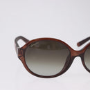 Salvatore Ferragamo Sunglasses Plastic Brown Gold Tone Auth BA15441V-4
