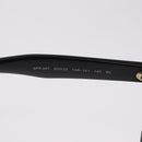 PRADA Sunglasses Plastic Black Gold Tone Auth BA15442-11