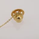 SAINT LAURENT dunhill Cuffs Tie Pin Metal 4 Set Gold Tone Silver Auth BA15443-11