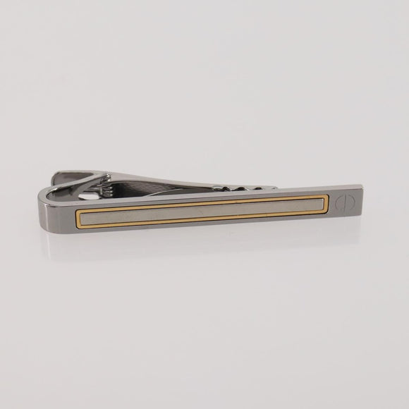 SAINT LAURENT dunhill Cuffs Tie Pin Metal 4 Set Gold Tone Silver Auth BA15443