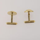 SAINT LAURENT dunhill Cuffs Tie Pin Metal 4 Set Gold Tone Silver Auth BA15443-4