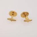 SAINT LAURENT dunhill Cuffs Tie Pin Metal 4 Set Gold Tone Silver Auth BA15443-7