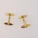 SAINT LAURENT dunhill Cuffs Tie Pin Metal 4 Set Gold Tone Silver Auth BA15443-8