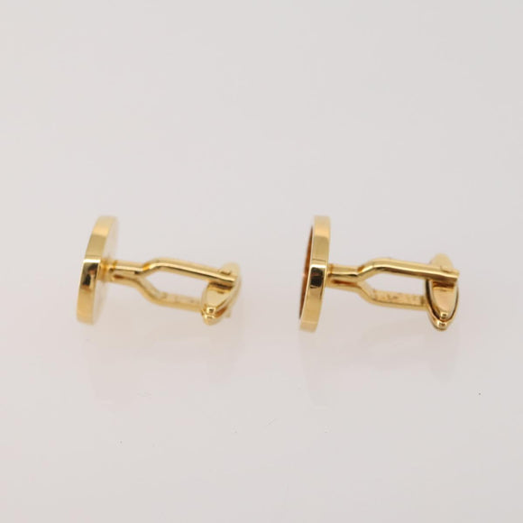 SAINT LAURENT dunhill Cuffs Tie Pin Metal 4 Set Gold Tone Silver Auth BA15443