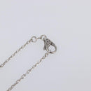 DOLCE&GABBANA Rosary Necklace Metal Silver Green Auth BA15444V-9