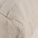 CHANEL COCO Mark Boston Bag Pile White Silver CC Auth BA1544AM-14