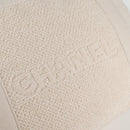 CHANEL COCO Mark Boston Bag Pile White Silver CC Auth BA1544AM-17