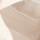 CHANEL COCO Mark Boston Bag Pile White Silver CC Auth BA1544AM-11