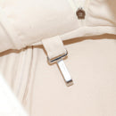 CHANEL COCO Mark Boston Bag Pile White Silver CC Auth BA1544AM-12