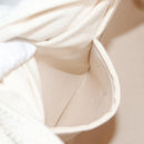 CHANEL COCO Mark Boston Bag Pile White Silver CC Auth BA1544AM-22