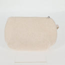 CHANEL COCO Mark Boston Bag Pile White Silver CC Auth BA1544AM-26
