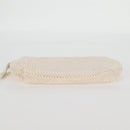 CHANEL COCO Mark Boston Bag Pile White Silver CC Auth BA1544AM-30