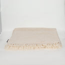 CHANEL COCO Mark Boston Bag Pile White Silver CC Auth BA1544AM-41