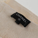 CHANEL COCO Mark Boston Bag Pile White Silver CC Auth BA1544AM-48