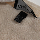 CHANEL COCO Mark Boston Bag Pile White Silver CC Auth BA1544AM-49