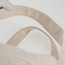 CHANEL COCO Mark Boston Bag Pile White Silver CC Auth BA1544AM-8