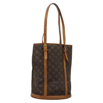 LOUIS VUITTON Monogram Bucket GM Shoulder Bag M42236 LV Auth BA1545