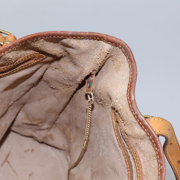 LOUIS VUITTON Monogram Bucket GM Shoulder Bag M42236 LV Auth BA1545