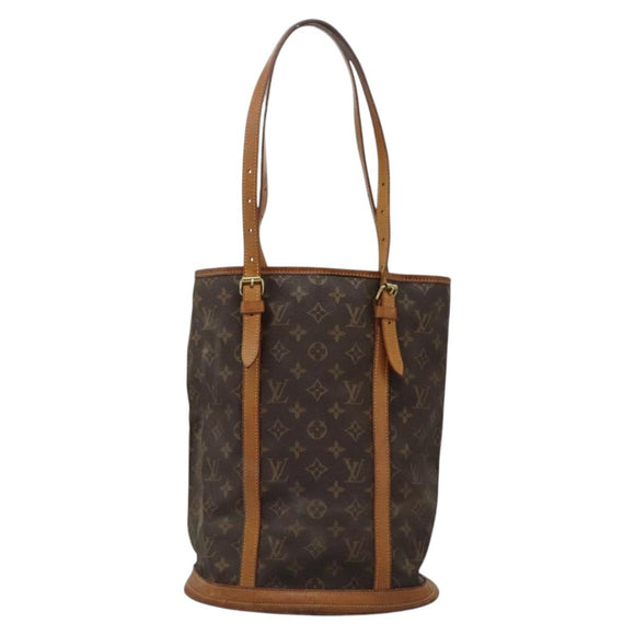 LOUIS VUITTON Monogram Bucket GM Shoulder Bag M42236 LV Auth BA1545