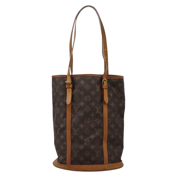 LOUIS VUITTON Monogram Bucket GM Shoulder Bag M42236 LV Auth BA1545