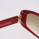 LOUIS VUITTON Spouson GM Sunglasses Plastic Red Gold Tone Z0076E LV Auth BA15450-10