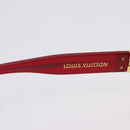 LOUIS VUITTON Spouson GM Sunglasses Plastic Red Gold Tone Z0076E LV Auth BA15450-11