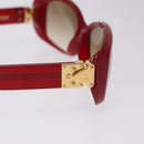 LOUIS VUITTON Spouson GM Sunglasses Plastic Red Gold Tone Z0076E LV Auth BA15450-6