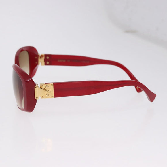 LOUIS VUITTON Spouson GM Sunglasses Plastic Red Gold Tone Z0076E LV Auth BA15450