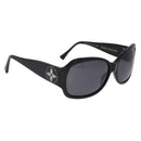 LOUIS VUITTON Ursula Strauss Sunglasses Plastic Black Z0145E LV Auth BA15451V-1