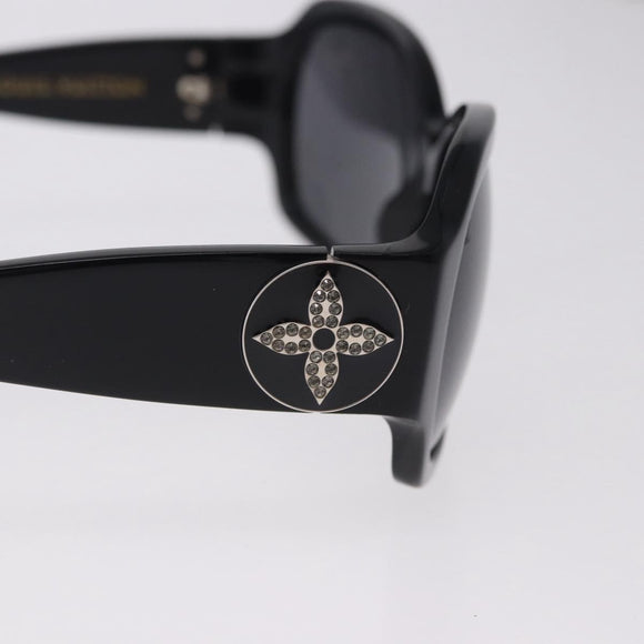 LOUIS VUITTON Ursula Strauss Sunglasses Plastic Black Z0145E LV Auth BA15451V