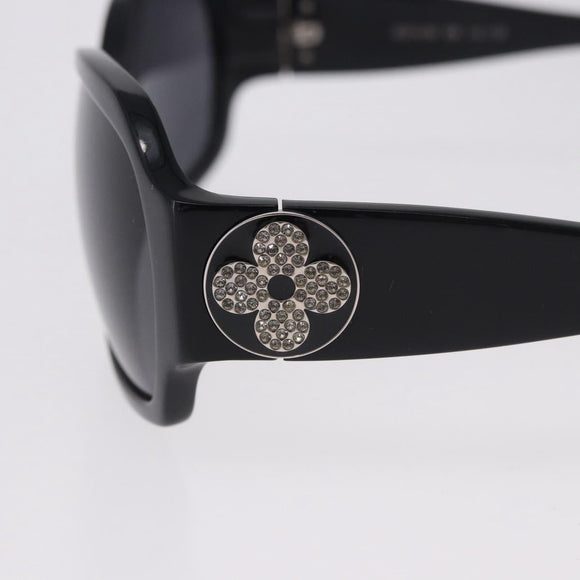 LOUIS VUITTON Ursula Strauss Sunglasses Plastic Black Z0145E LV Auth BA15451V