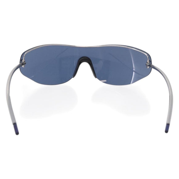 LOUIS VUITTON LV Cup 2000 Sunglasses Metal Blue Silver LV Auth BA15455V